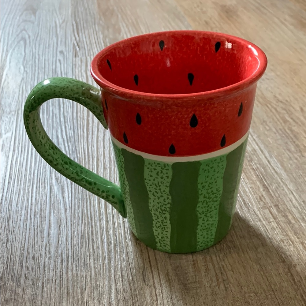 Watermelon-Themed Ceramic Mug